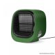 bewello BW2009GR Hordozható USB-s mini léghűtő és párásító ventilátor, beépített színes LED hangulatvilágítással, zöld