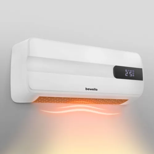bewello BW2026 LCD PTC Fali ventilátoros fűtőtest LCD kijelzővel, távirányítóval, 2000 W