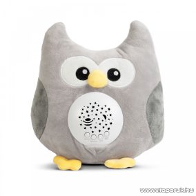 bewello BW2040 Elemes zenélő, világító plüss bagoly