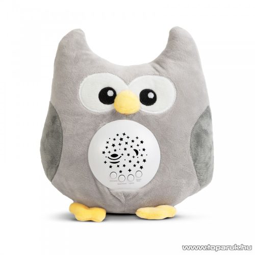 bewello BW2040 Elemes zenélő, világító plüss bagoly