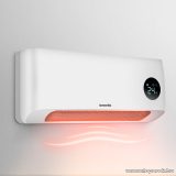   bewello BW2100 LED kijelzős fali hősugárzó fűtőtest távirányítóval, időzítő és ablaknyitás érzékelő funkcióval, fehér, 1000 / 2000 W