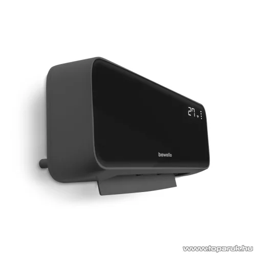 Bewello BW2103A Smart digitális fali okos hősugárzó / fűtőventilátor / fűtőtest LED kijelzővel, távirányítóval, fekete, 2000W