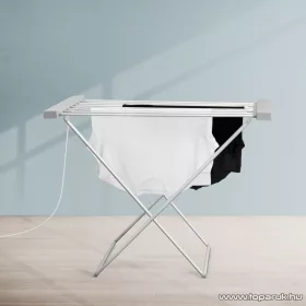    bewello BW3000 Elektromos ruha és törölközőszárító, szürke, 230V, 100W