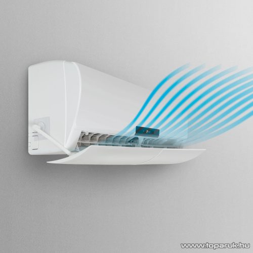 bewello BW4007 Univerzális légterelő műanyag (klímához), 57-105 cm szélességig, fehér