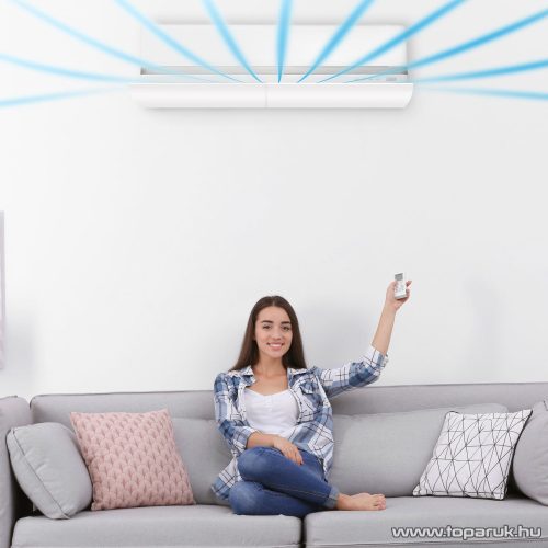 bewello BW4007 Univerzális légterelő műanyag (klímához), 57-105 cm szélességig, fehér