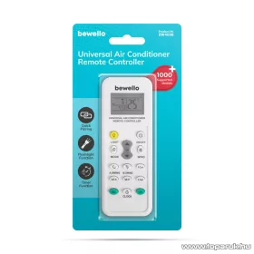   bewello BW4008 Univerzális 1000 az 1-ben légkondicionáló klíma távirányító, fehér
