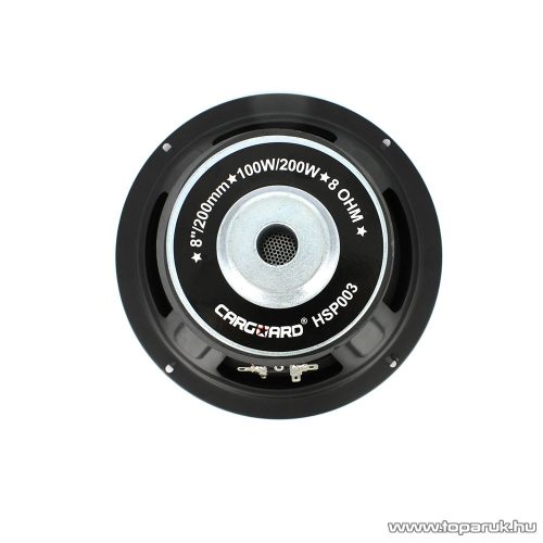 Carguard HSP 003 beépíthető hangszóró, 8" / 200 mm, 100/200W, 8 ohm (30754)