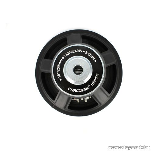 Carguard HSP 004 beépíthető hangszóró, 10" / 250 mm, 120/240W, 8 ohm (30755)