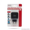 delight USB Hálózati adapter, töltő, 2 db USB aljzattal, fekete (55045-2BK)