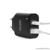 delight 55047BK Hálózati USB PD gyorstöltő adapter USB + Type-C PD 20W gyorstöltéssel, fekete 