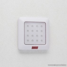   Delight 16 LED-es fali lámpa távirányitóval, fehér (20287)