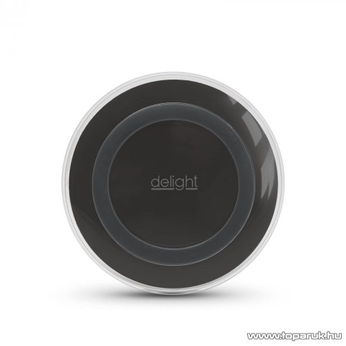 delight 55067BK Vezeték nélküli töltőállomás, fekete