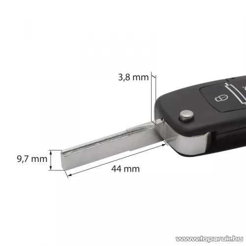MNC Távirányítós központizár vezérlő szett bicskakulcsos távirányítókkal, Volkswagen design (55075B)