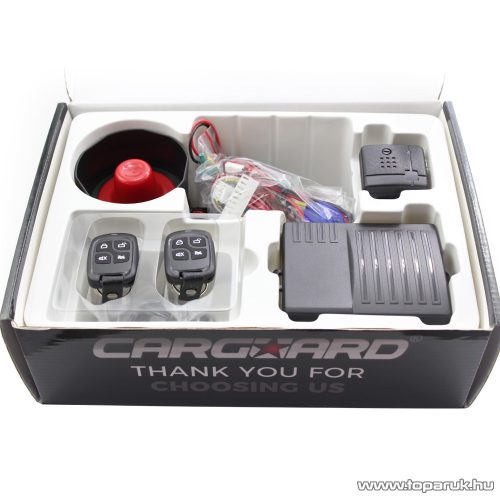 Carguard Távirányítós autós riasztórendszer központizár vezérlő szettel (55076M)