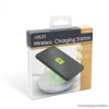 delight 55160WH Vezeték nélküli töltőállomás, szupervékony, fekete, 1,5 A