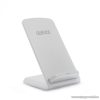 delight 55161WH Vezeték nélküli töltőállomás, asztali okostelefon tartó, fehér, 1,2 A