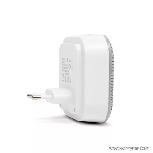 delight 55346WH-2 Kinetic 2 az 1-ben vezetéknélküli csengő és éjjelifény, 2 kültéri egységgel, fehér (hatótávolság: 150 m)