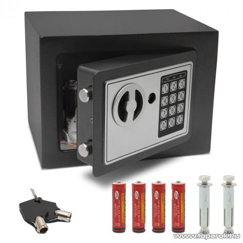 delight 55580 Smart elektronikus mini széf, digitális, számkódos bútorszéf