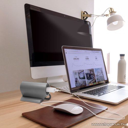 delight Ülőgarnitúra hosszabbító + USB csatlakozó, szürke (20460)