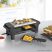 Asztali elektromos kőlapos raclette grillsütő, mini, 350W