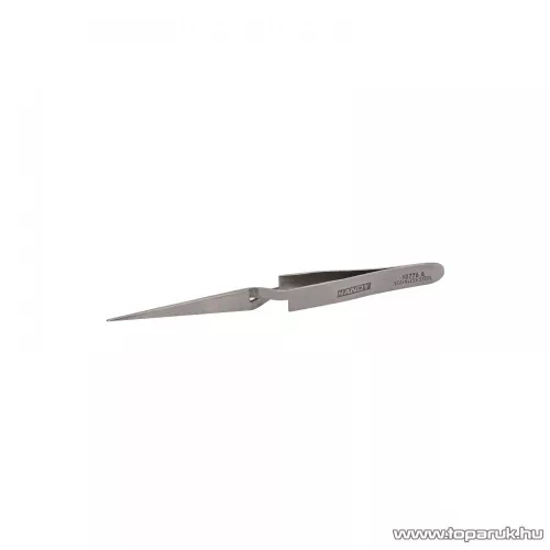 Handy Egyenes végű, önszorító kialakítás rozsdamentes acél csipesz, 115 mm (10776A)