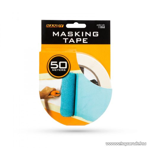 Handy Maszkolószalag, vízbázisú ragasztóval,  50 m x 36 mm, fehér (11086B)