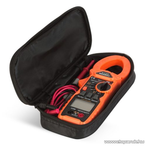Maxwell MC-25 602B Digitális lakatfogó multiméter + hordtáska, True RMS (25602B)