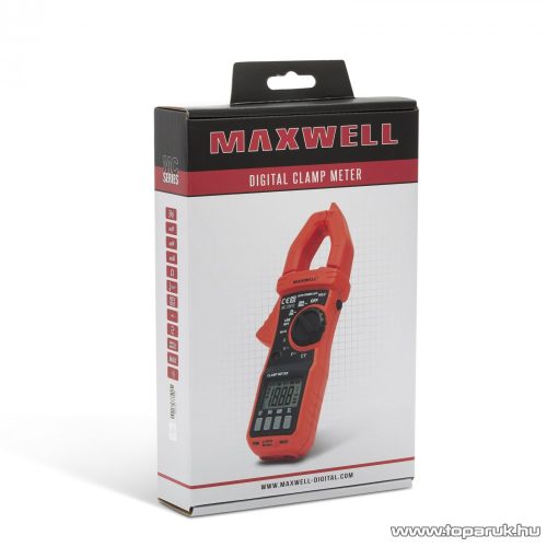 Maxwell MC-25 610 Digitális lakatfogó multiméter + hordtáska (25610)