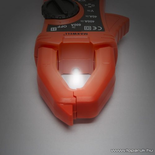 Maxwell MC-25 611 Digitális lakatfogó multiméter True RMS funkcióval + hordtáska (25611)