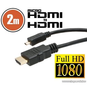   neXus Micro HDMI kábel aranyozott csatlakozóval, 2 m (20317)