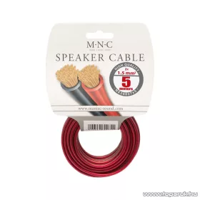   MNC Hangszórókábel 2 x 1,5 mm2, hosszúsága 5 m (NX20027x5)