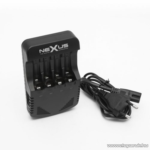 neXus 18941 Akkumulátortöltő, DC 1.48 V, 350 mA (4 db AA / AAA méretű akkumulátorok töltésére)