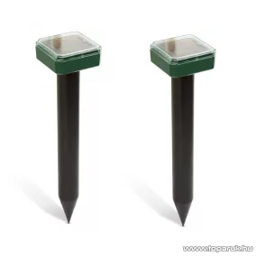   Garden of edeN 55635B DUO Leszúrható napelemes szolár vakondriasztó karó (hatótávolság: 2 x 500 m2)