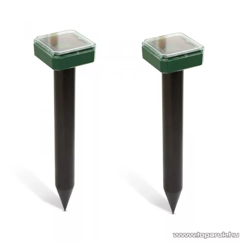 Garden of edeN 55635B DUO Leszúrható napelemes szolár vakondriasztó karó (hatótávolság: 2 x 500 m2)