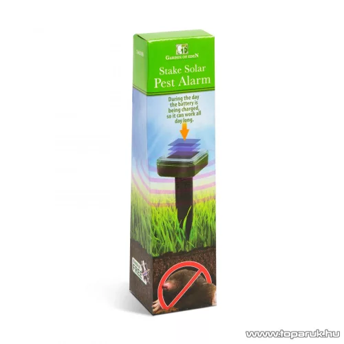 Garden of edeN 55635B Leszúrható napelemes szolár vakondriasztó karó (hatótávolság: 500 m2)