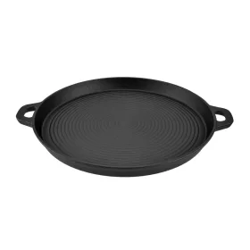   Perfect Home 12003 Öntöttvas grill serpenyő (kerek grill lap), 33 cm