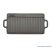 Perfect Home 12014 Öntöttvas grill lap, 2 oldalas, forgatható, 40,5 x 24,5 cm