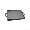 Perfect Home 12971 Öntöttvas grill lap, 2 oldalas, forgatható, 42 x 42 cm