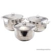 Perfect Home Arian 13336 Rozsdamentes inox edényszett fedővel, 6 részes