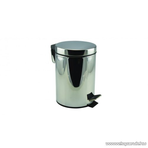 Perfect Home 28144 Rozsdamentes, pedálos szemetes, 5 literes