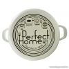 Perfect Home 28249 Zománc fazék fedővel, 6 literes, 24 cm