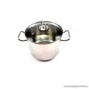 Perfect Home 92052 INOX fazék üvegfedővel, 6,3 literes