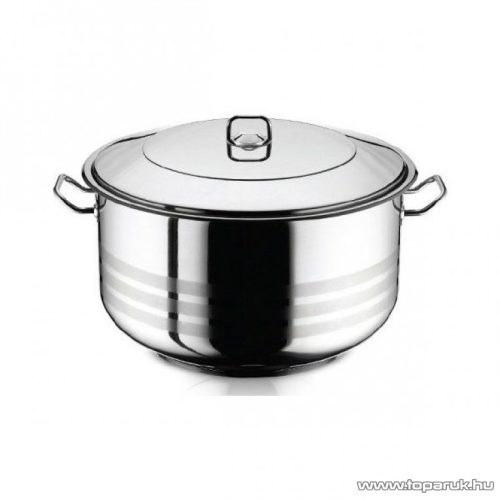Perfect Home 92081 INOX Rozsdamentes fazék fedővel, 24 literes