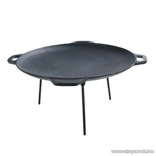 Perfect Home 14791 Öntöttvas grill tárcsa - boronatárcsa, 3 db hosszú lábbal, 50 cm
