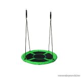   Kensho 47003 Wonderland Swing fészekhinta, 110 cm átmérő, zöld-fekete