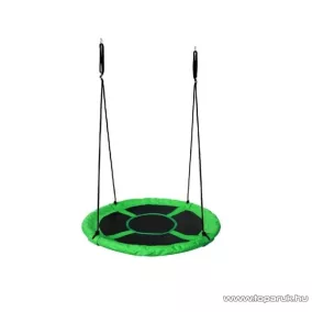   Kensho 47003 Wonderland Swing fészekhinta, 110 cm átmérő, zöld-fekete