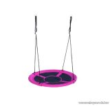  Kensho 47003 Wonderland Swing fészekhinta, 110 cm átmérő, rózsaszín-fekete