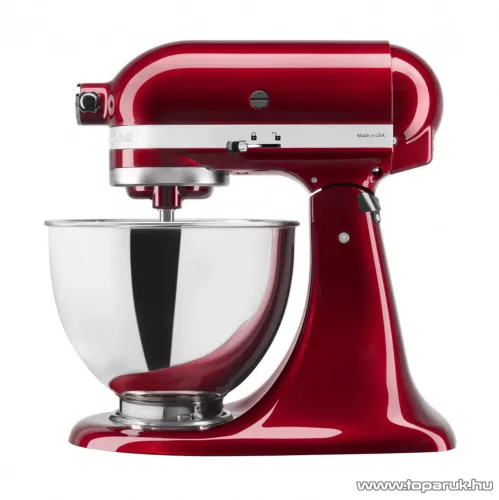 KitchenAid Classic 5KSM95PSEGD Konyhai robotgép, 4.3 literes dagasztógép 10 sebességfokozattal, gránátvörös színben