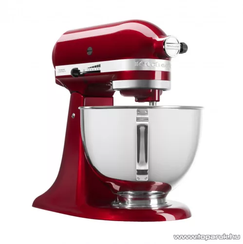 KitchenAid Classic 5KSM95PSEGD Konyhai robotgép, 4.3 literes dagasztógép 10 sebességfokozattal, gránátvörös színben