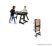 L.A. Sports Összecsukható, felhajtható fa játékasztal, csocsóasztal, 121 x 61 x 81 cm